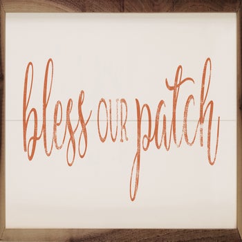 Bless Our Patch White